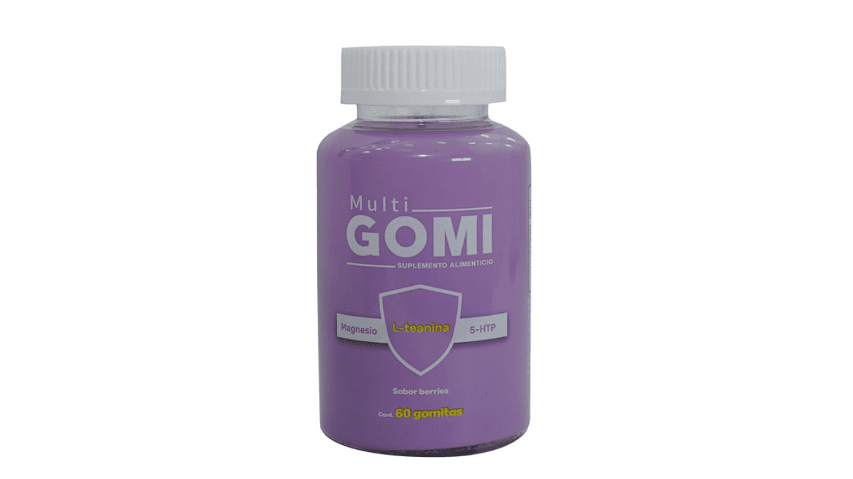 Gomitas Relajación 60 pzas MultiGomi | Magnesio + 5HTP + L-Teanina - Image 2