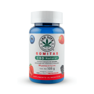 Gomitas CBD Frutos Rojos 30 pzas | Relajación, Estrés y Bienestar